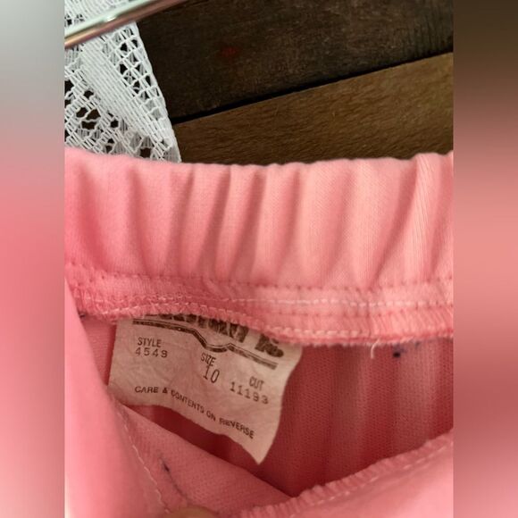 Vintage 60s Sarah K Baby Pink Pleated Midi Skirt Size Vintage 10 - Picture 4 of 9